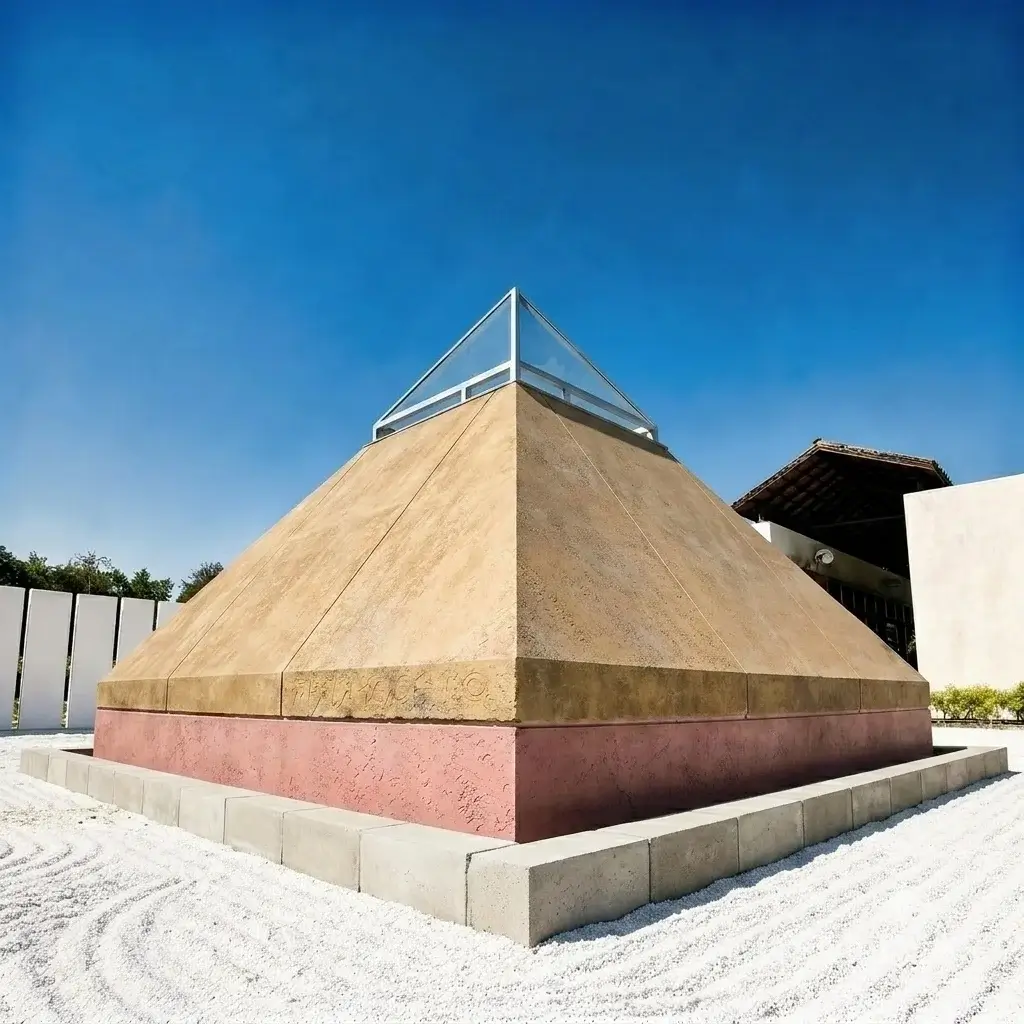 Mousoléu em forma de pirâmide