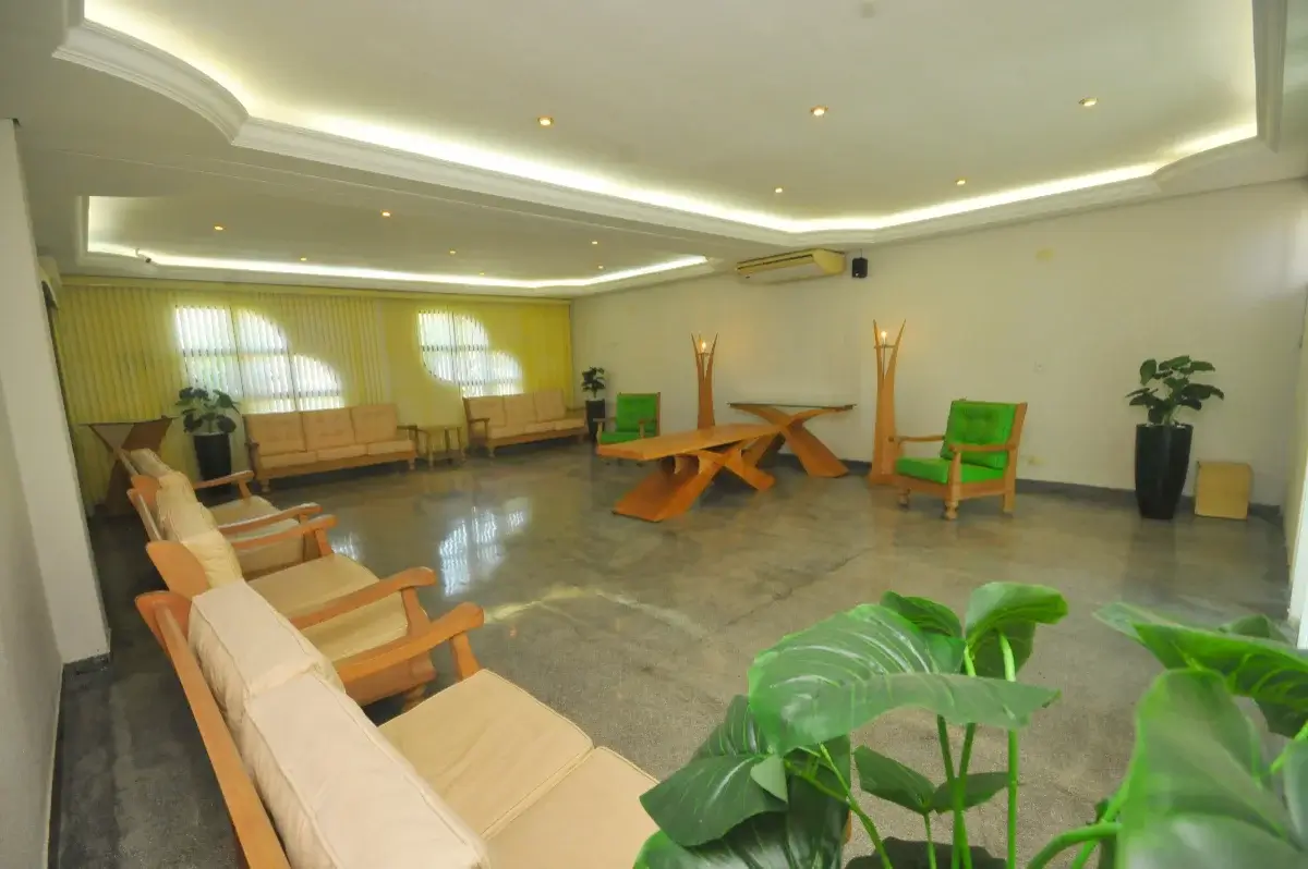 Sala de velório do Cemitério Campo da Paz